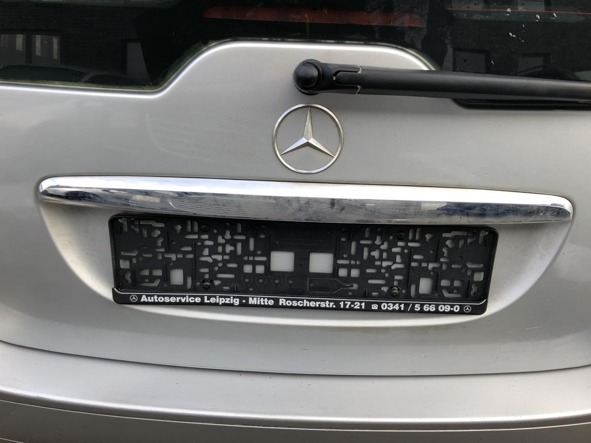 Mercedes A Klasse W169 Heckklappe mit Scheibe Heckklappe Rohbau silber 5t&uuml;rer