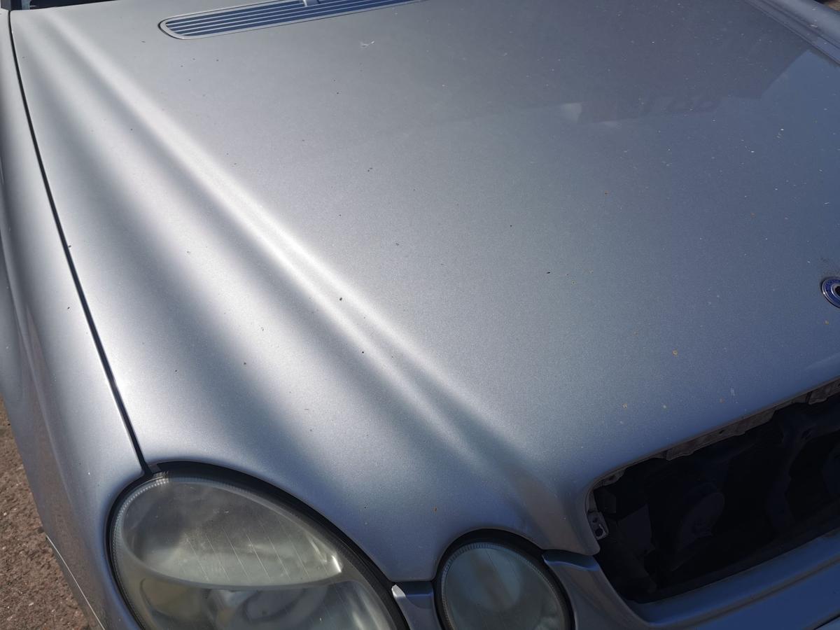 Mercedes E Klasse 211 Motorhaube Haube Klappe Deckel vorn 744 Brillantsilber Met