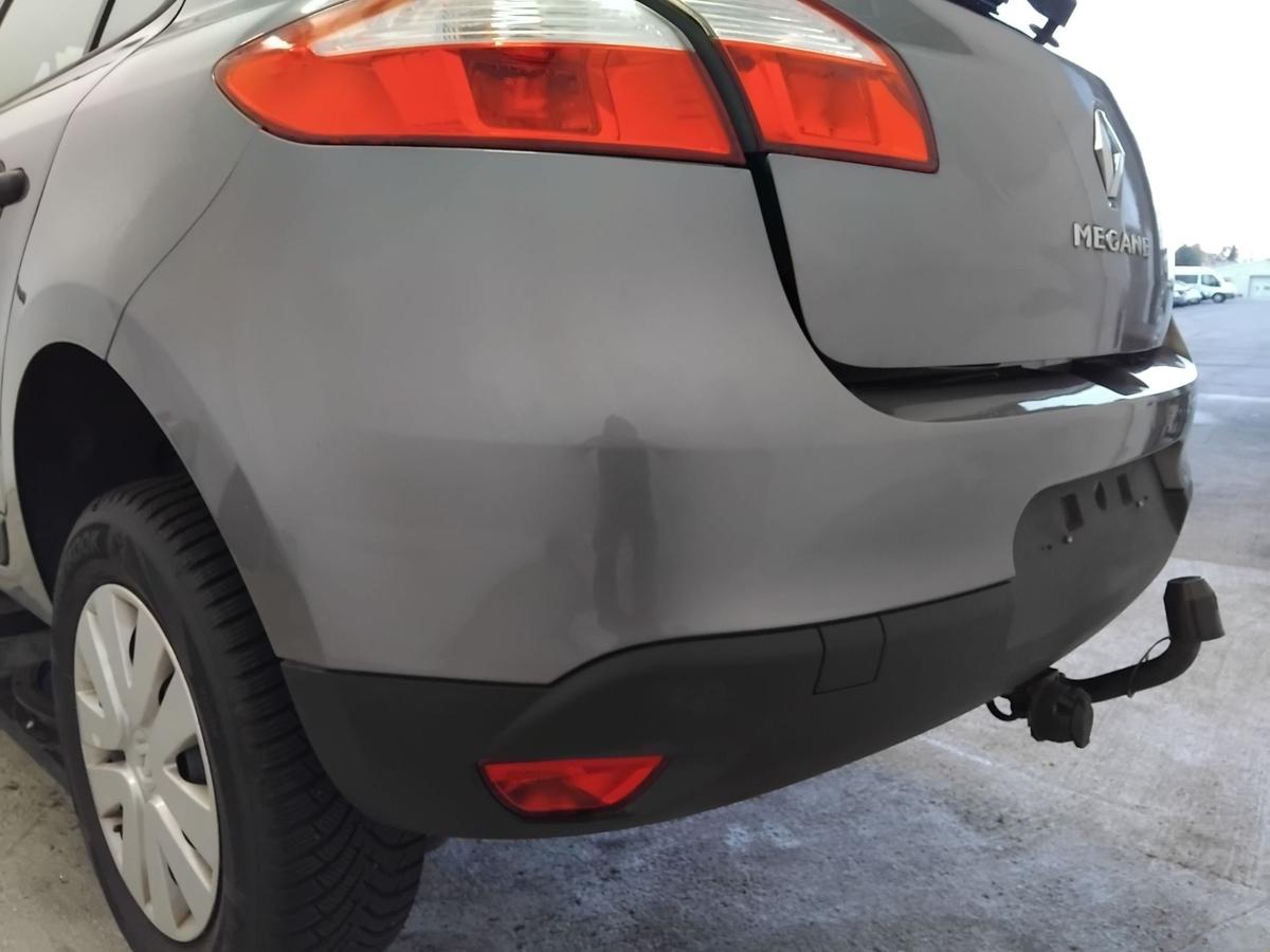 Renault Megane 3 original Sto&szlig;stange Stossf&auml;nger hinten 5-t&uuml;rig Flie&szlig;heck BJ2011 TEKNG Gris Cassiop&eacute;e