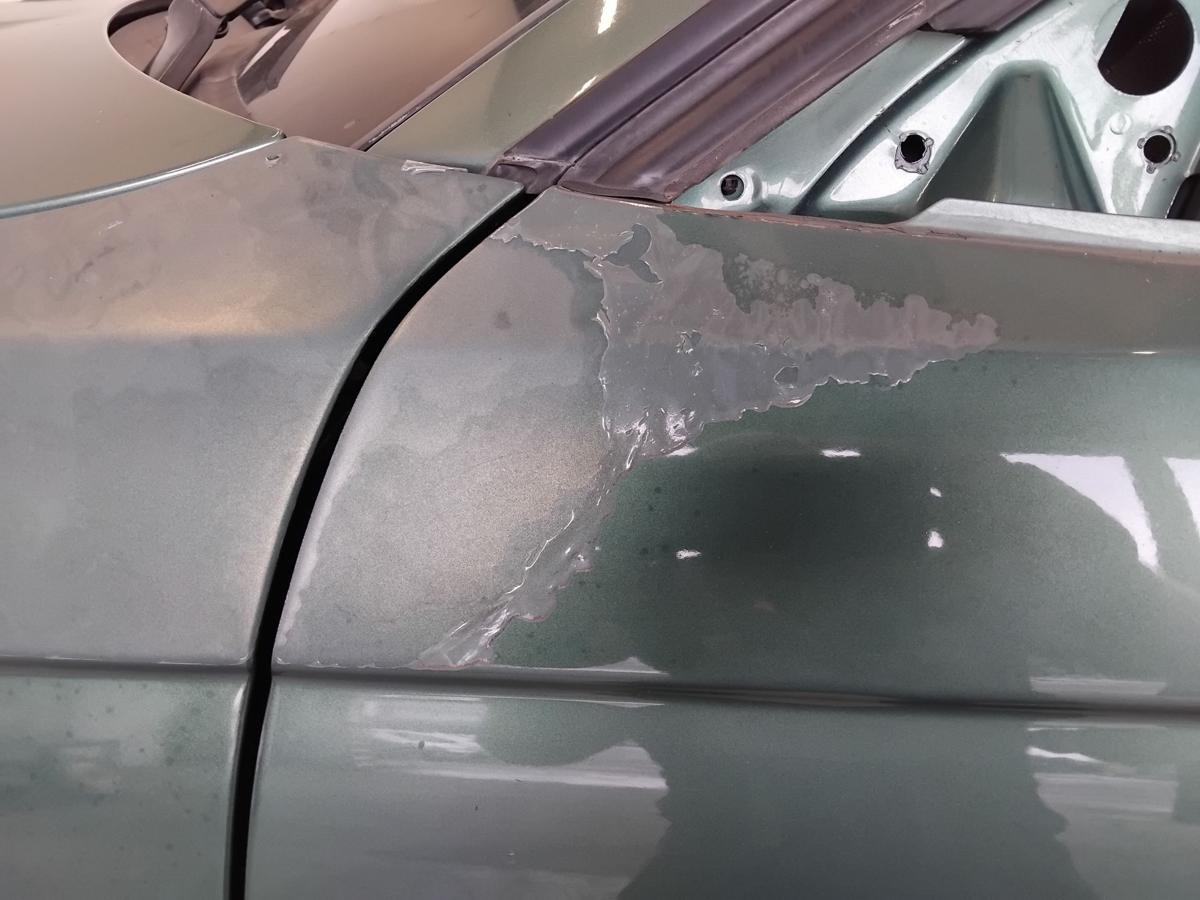 BMW 3er E46 T&uuml;r vorn links Fahrert&uuml;r meergr&uuml;nmetallic 393 BJ1999