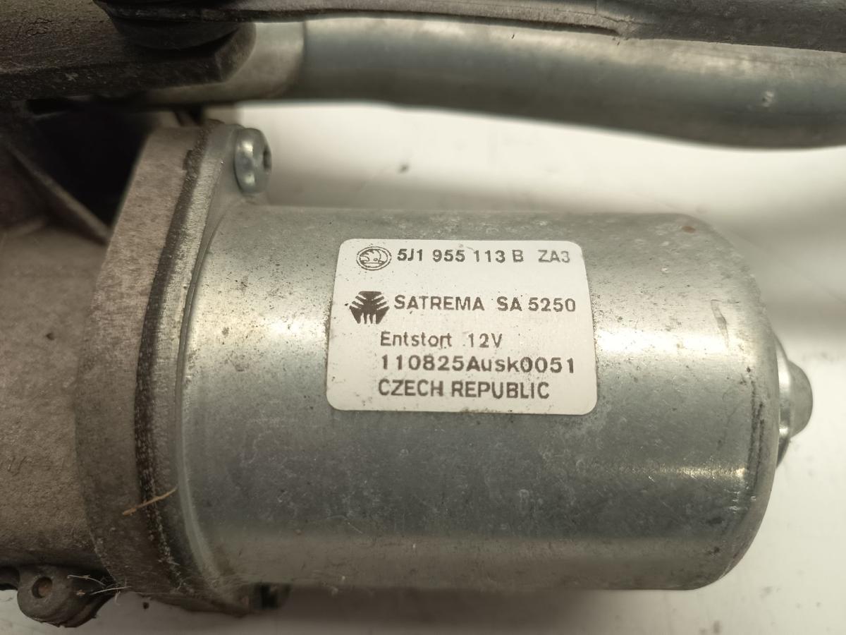 Skoda Roomster original Wischermotor mit Gest&auml;nge vorn/Front Bj 2011