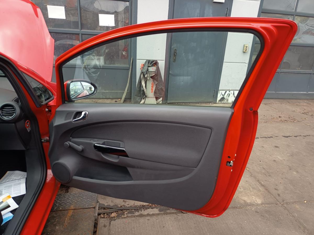 Opel Corsa D original T&uuml;r rechts Beifahrert&uuml;r Z547 Magmarot Baujahr 2009