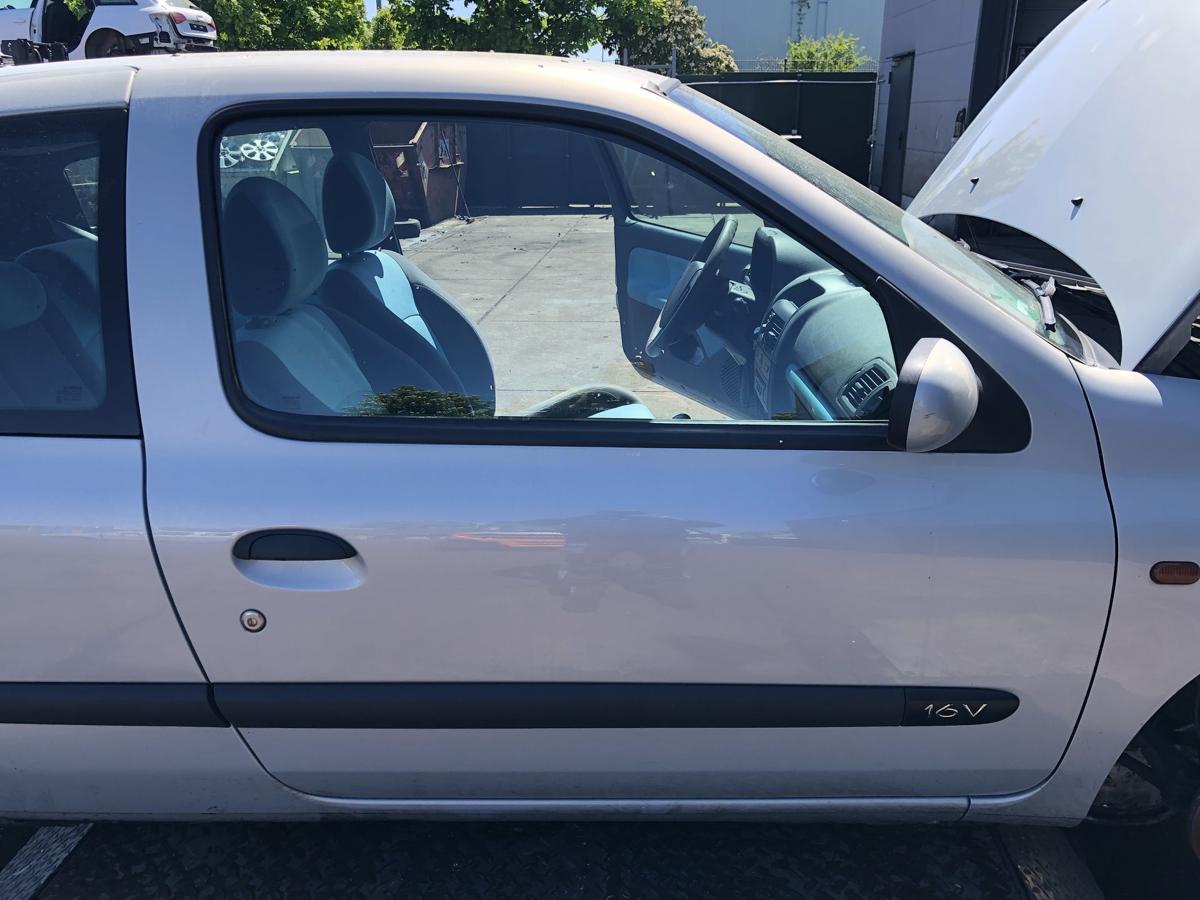 Renault Clio B Phase II original Tür rechts Beifahrer MV632 Gris Boreal Bj 2003
