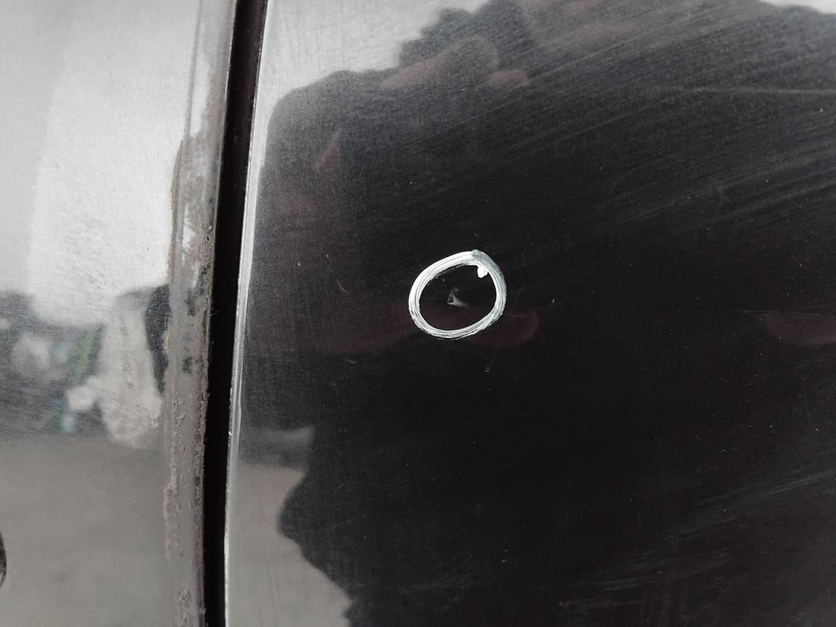 Hyundai i30 FD Flie&szlig;heck T&uuml;r hinten links 9F Stone Black Metallic BJ2008