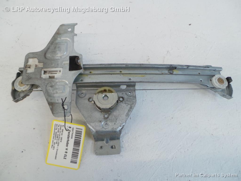 Citroen C4 5 trg Bj 06 Fensterheber hinten rechts o. Motor 9647444280