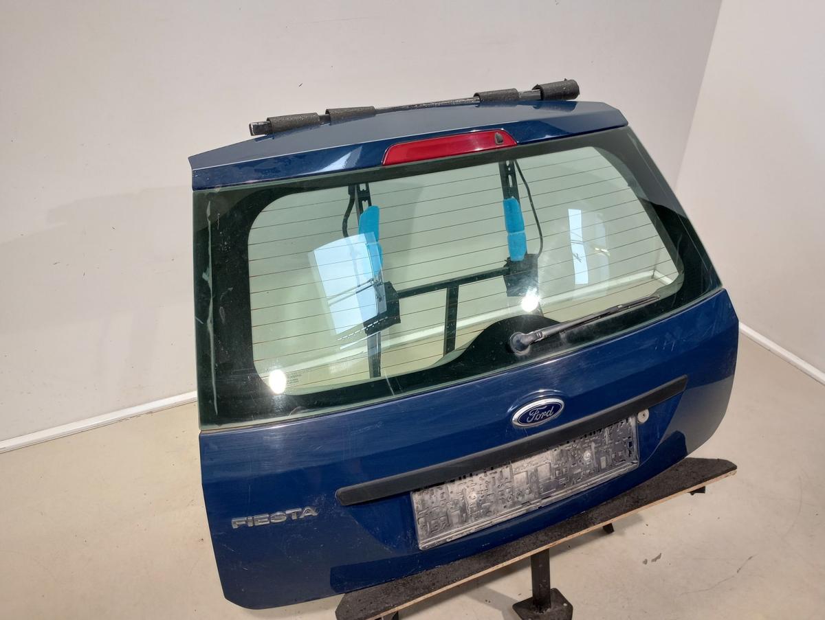 Ford Fiesta V orig Heckklappe mit Scheibe 5TRG Torino Blau vor Facelift Bj 2003