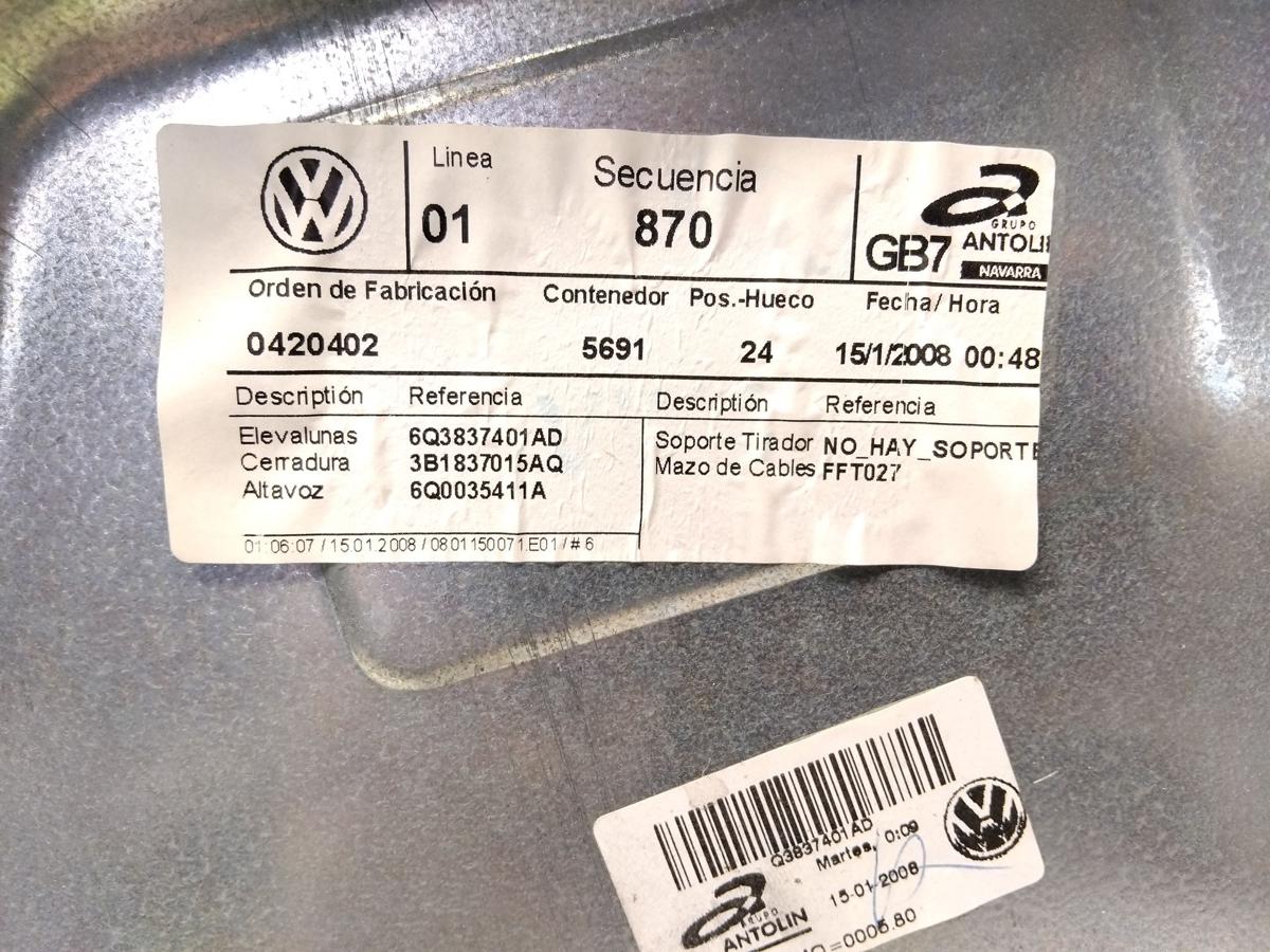 VW Polo 9N3 original Fensterheber vorn links elektrisch 3-türig BJ2008