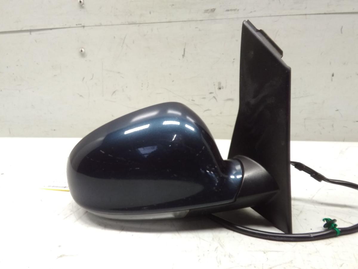 VW Golf Plus 5M original Au&szlig;enspiegel rechts elektrisch und beheizt BJ2006 LC5F Bluegraphitmetallic