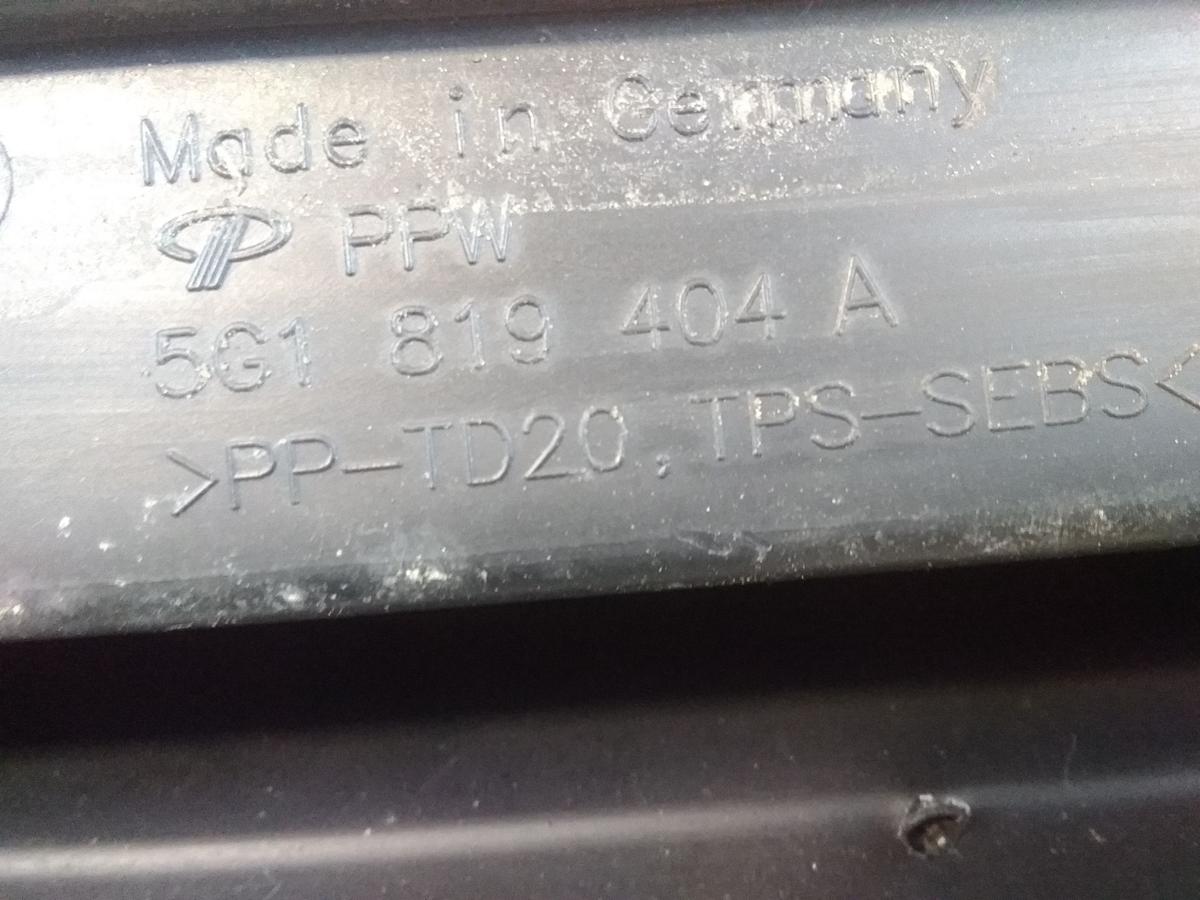 VW Golf 7 Facelift original Plastikabdeckung Windlauf 2-teilig BJ2017