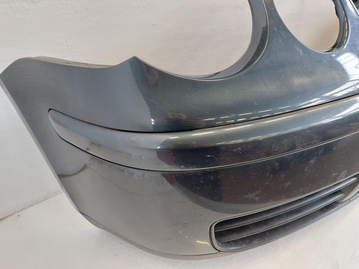 VW Polo 9N1 Stossfänger Stossstange Bumper vorn LC7V Blue Anthrazit Perl