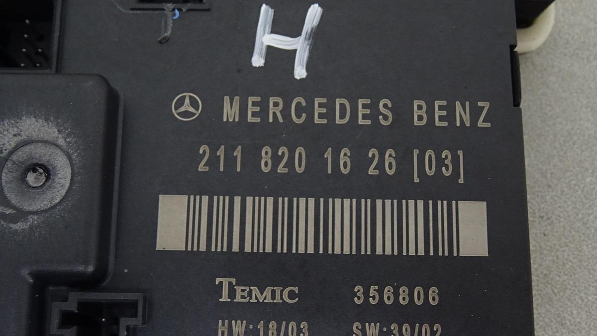 Mercedes E Klasse W211 Türsteuergerät hinten rechts A2118201626 356806 Bj04