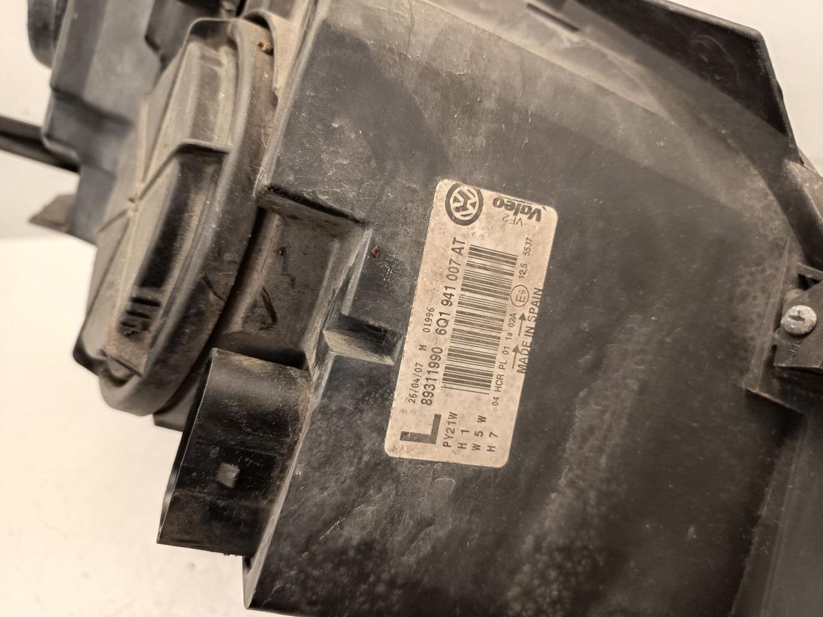 VW Polo 9N3 original Scheinwerfer links Halogen Baujahr 2007