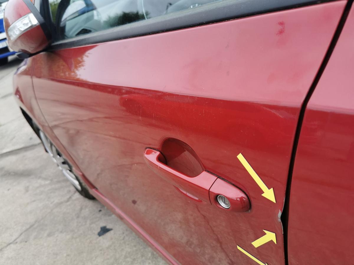 Hyundai I30 CW FD Fahrertür Tür Autotür vorn links HAT Glowing Red BESCHÄDIGT