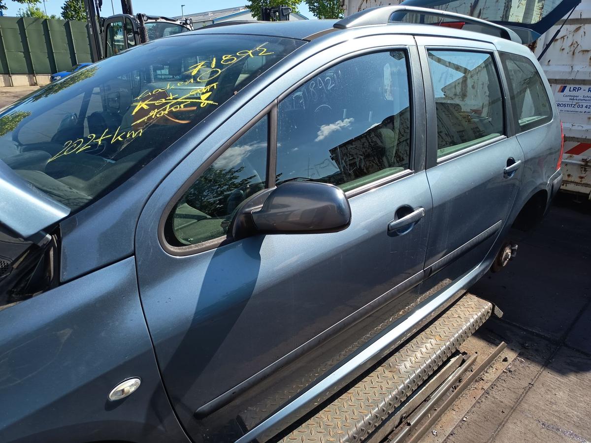 Peugeot 307 original T&uuml;r vorn links Fahrer Rohbau EZW Eisengrau Bj 2006