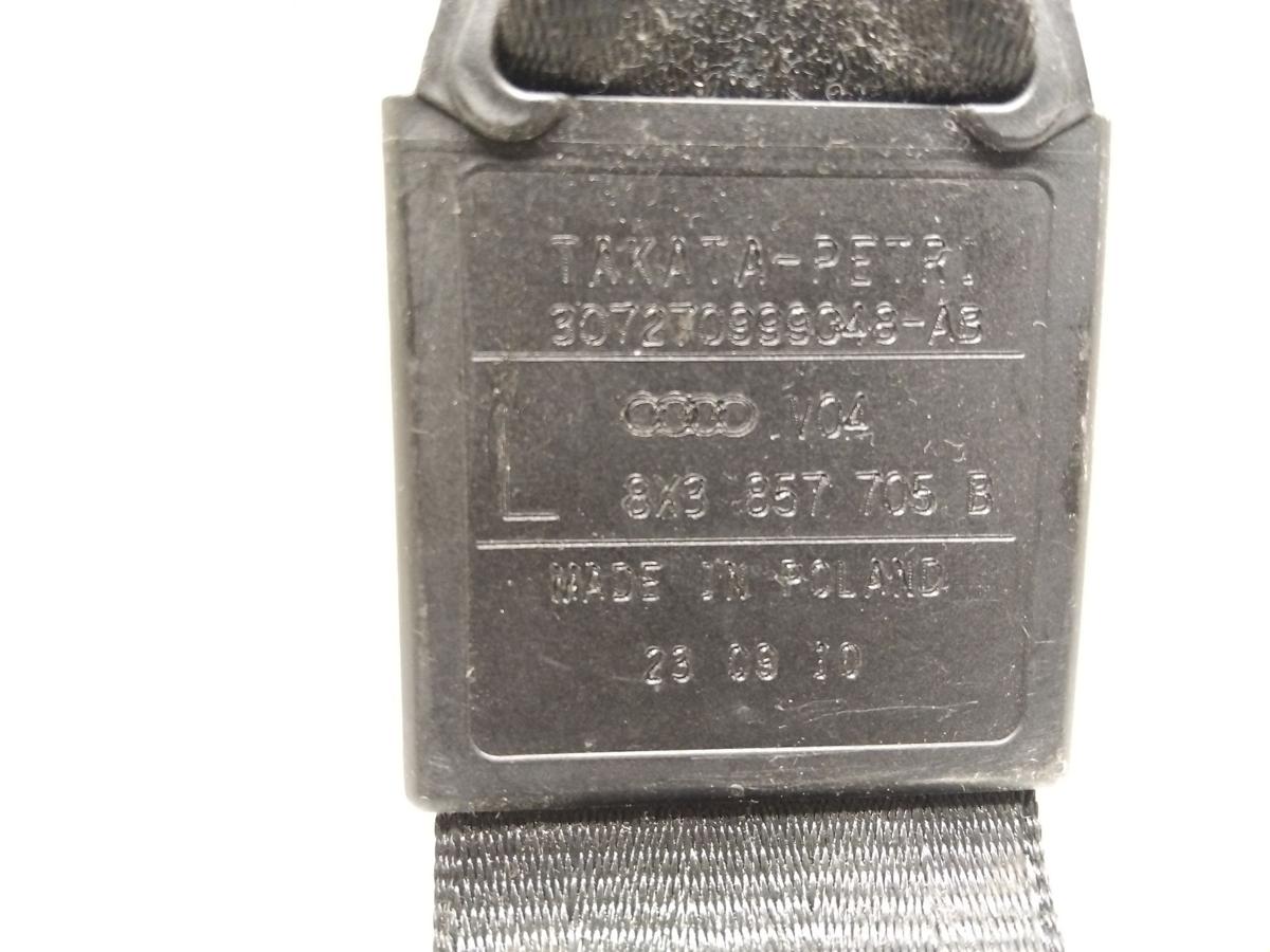 Audi A1 8X orig. Sicherheitsgurt vorn links schwarz unfallfrei BJ2010 8X3857705B