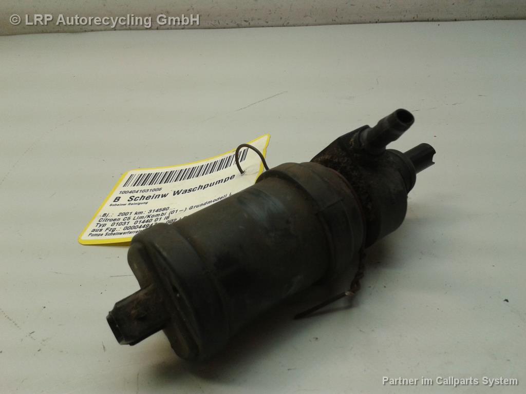 Citroen C5 DC DE Pumpe Scheinwerferreinigung VALEO BJ2001