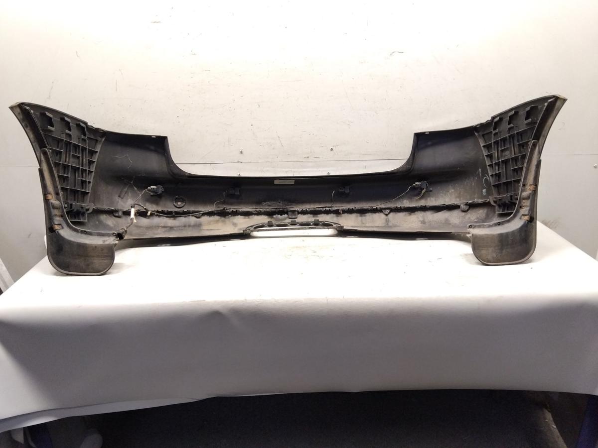 VW Touran 1T original Sto&szlig;stange Stossf&auml;nger hinten mit PDC BJ2006 LD7X platinumgrey