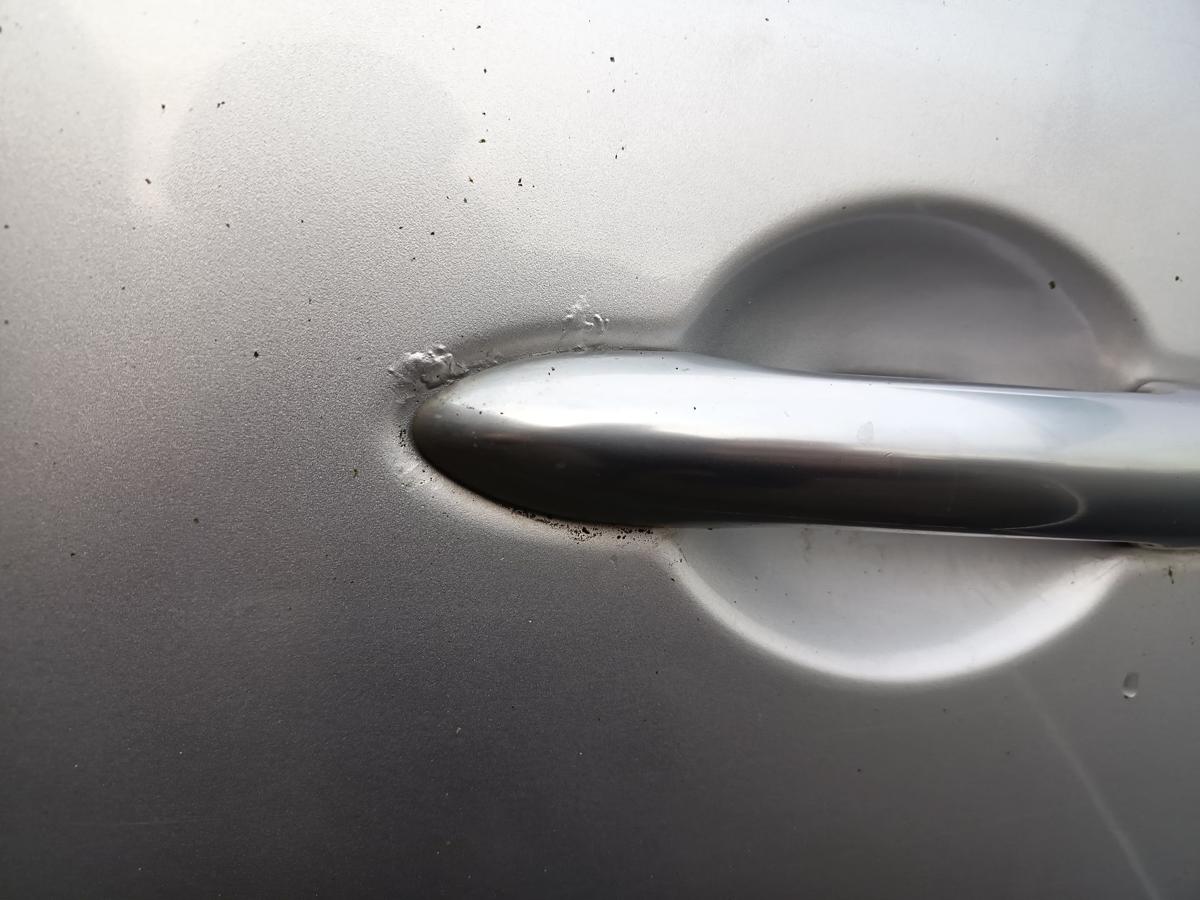 Renault Espace IV 4 orig Tür vorn links TED 69 Silber Bj 2010