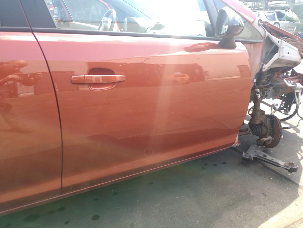 Opel Corsa D orig Tür vorn rechts 5Trg Beifahrertür Z50K Curry Red Bj 2012