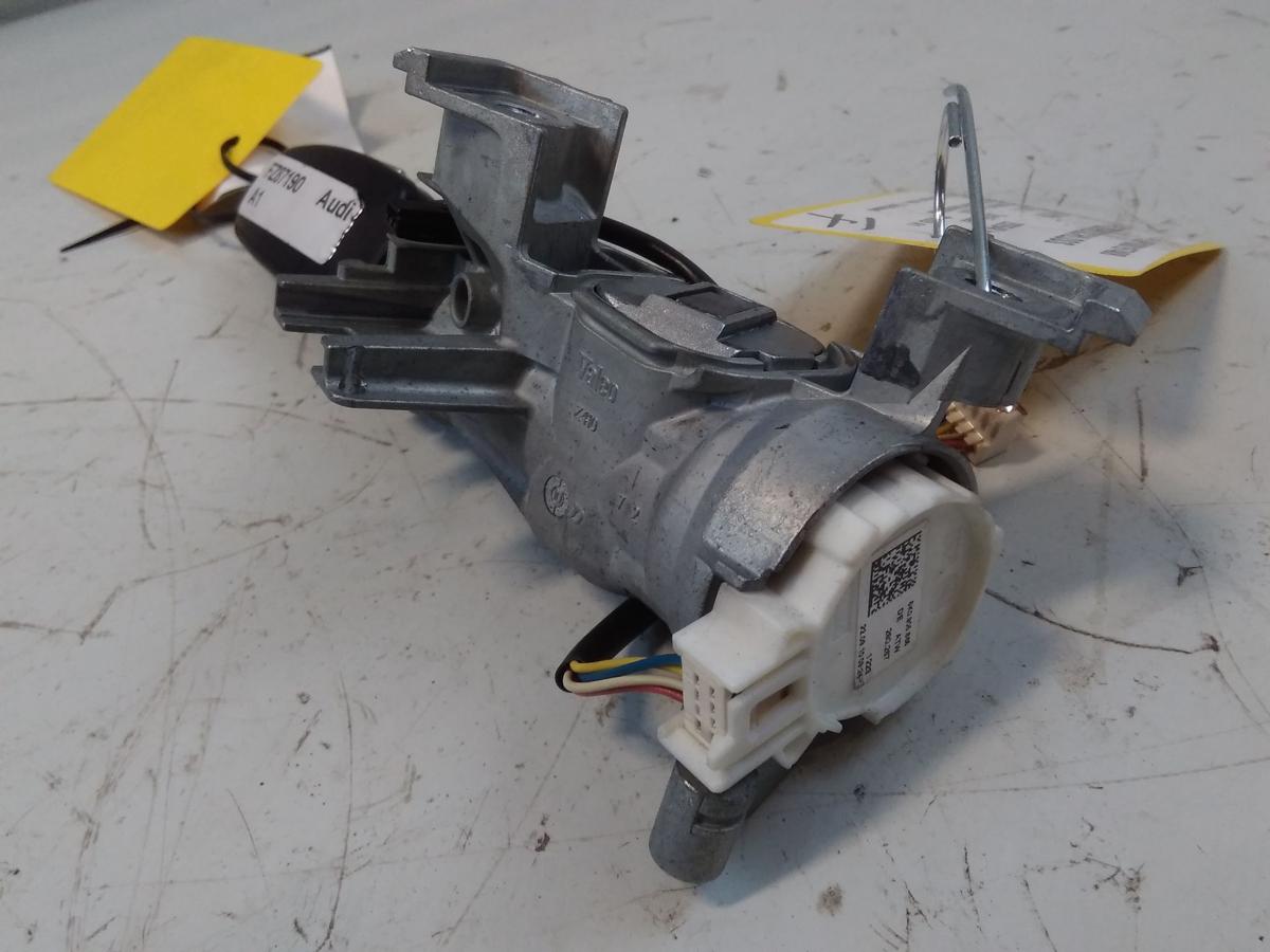 Audi A1 8X original Z&uuml;ndschlo&szlig; mit Lesespule und 1 Schl&uuml;ssel BJ2010 1K0905851B