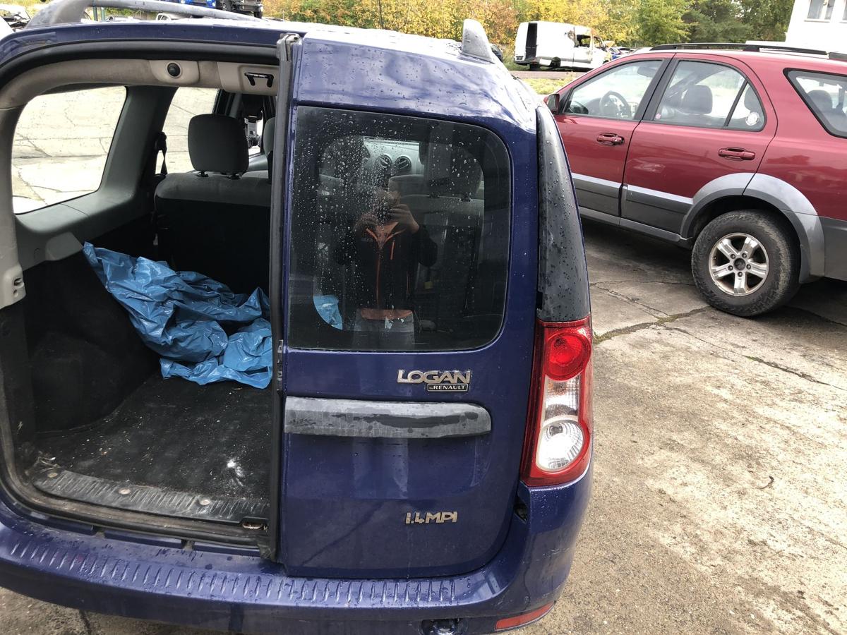 Dacia Logan MCV Hecktür rechts mit Scheibe OV61H Blue Marine
