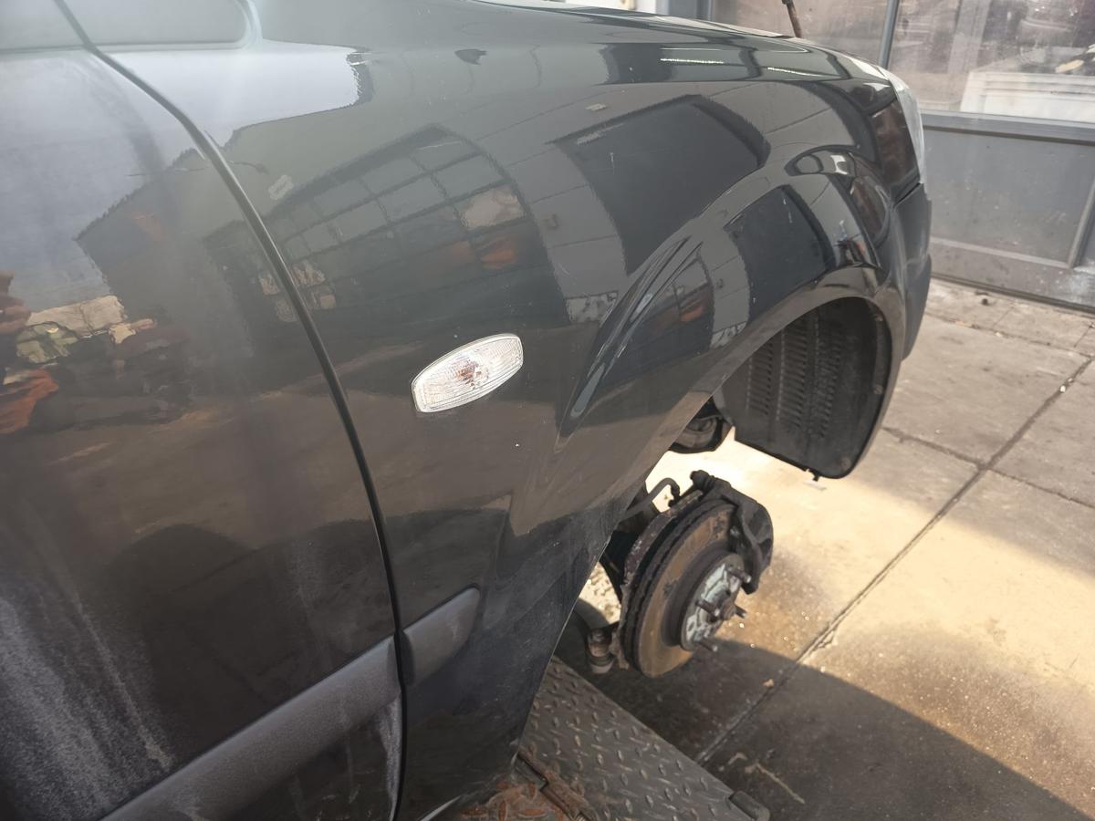 Kia Rio II original Kotfl&uuml;gel rechts Seitenteil Midnight Black Bj 2009