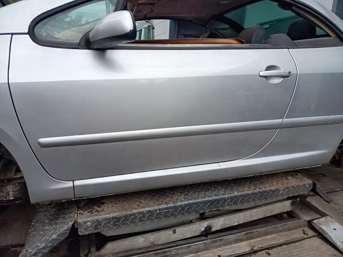Peugeot 307CC Cabrio orig Tür links Fahrertür EZR Silbergrau Bj 2003