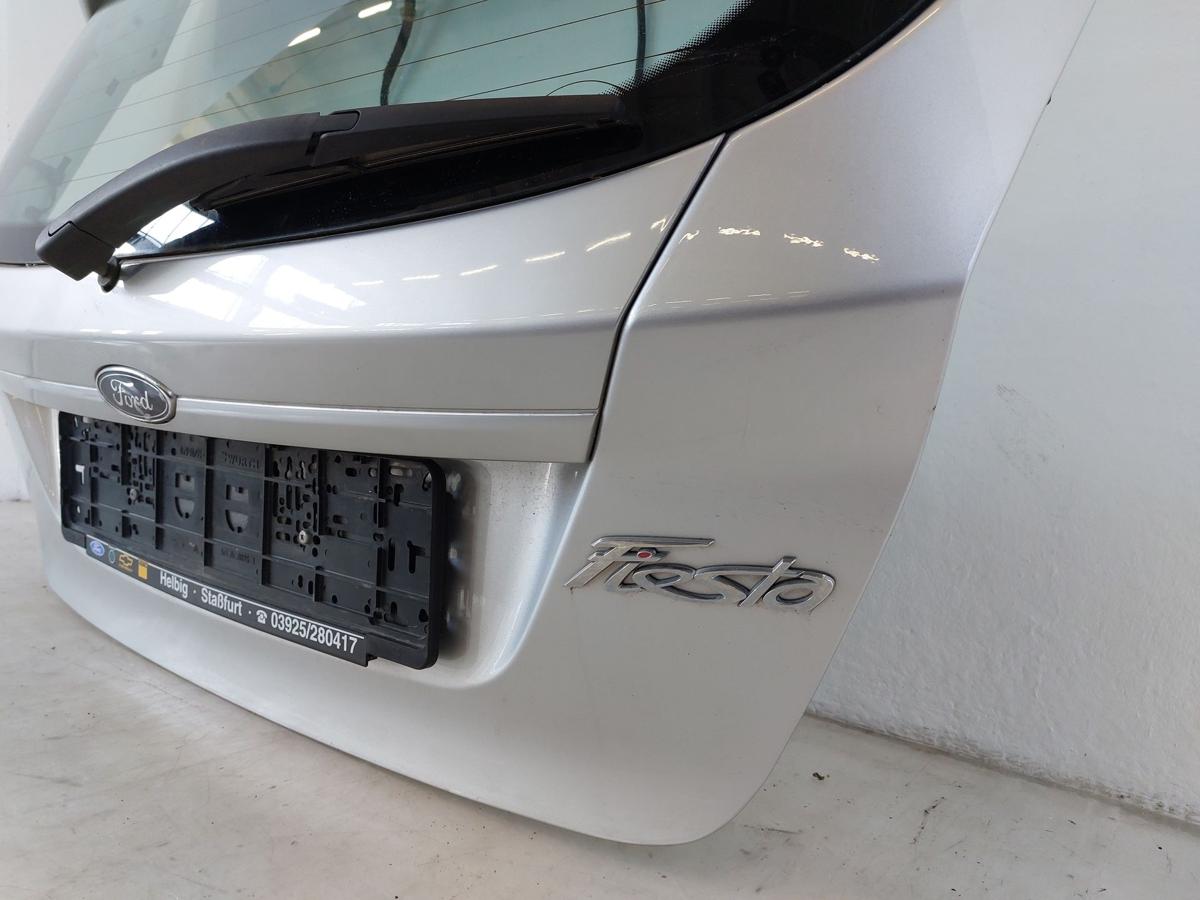 Ford Fiesta JA8 Heckklappe mit Heckscheibe 3 t&uuml;rer Polar Silber Metallic