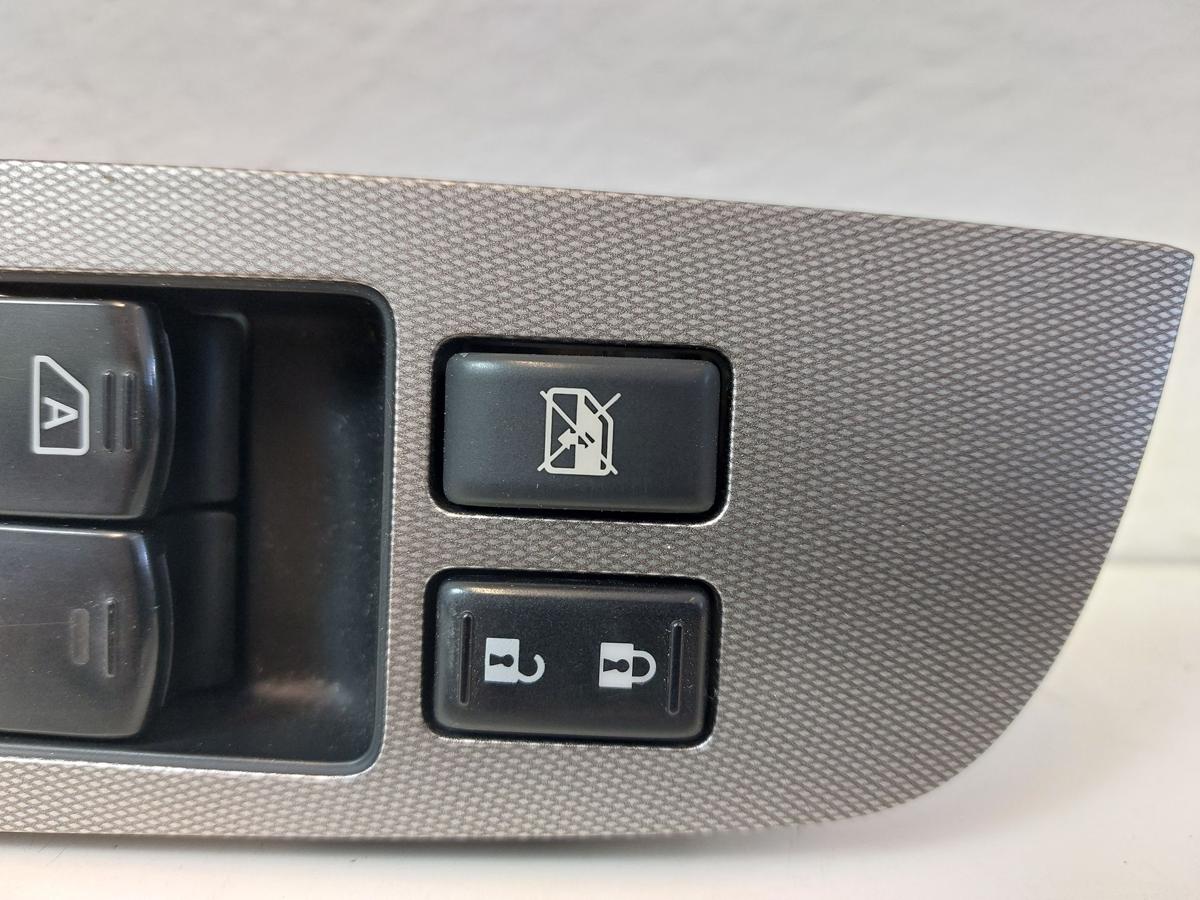 Nissan Tiida C11 Schalter Fensterheber 4 fach T&uuml;r vorn links Fahrert&uuml;r