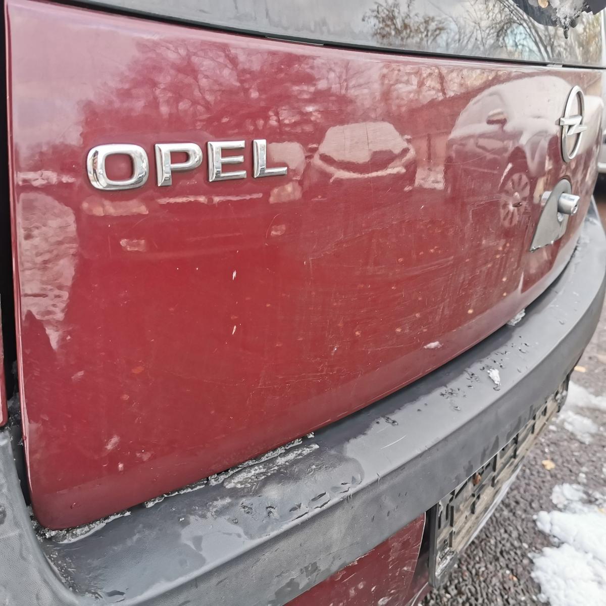 Opel Corsa C Heckklappe Klappe Deckel hinten 3 Trg Z594 Rubinrot TEXT