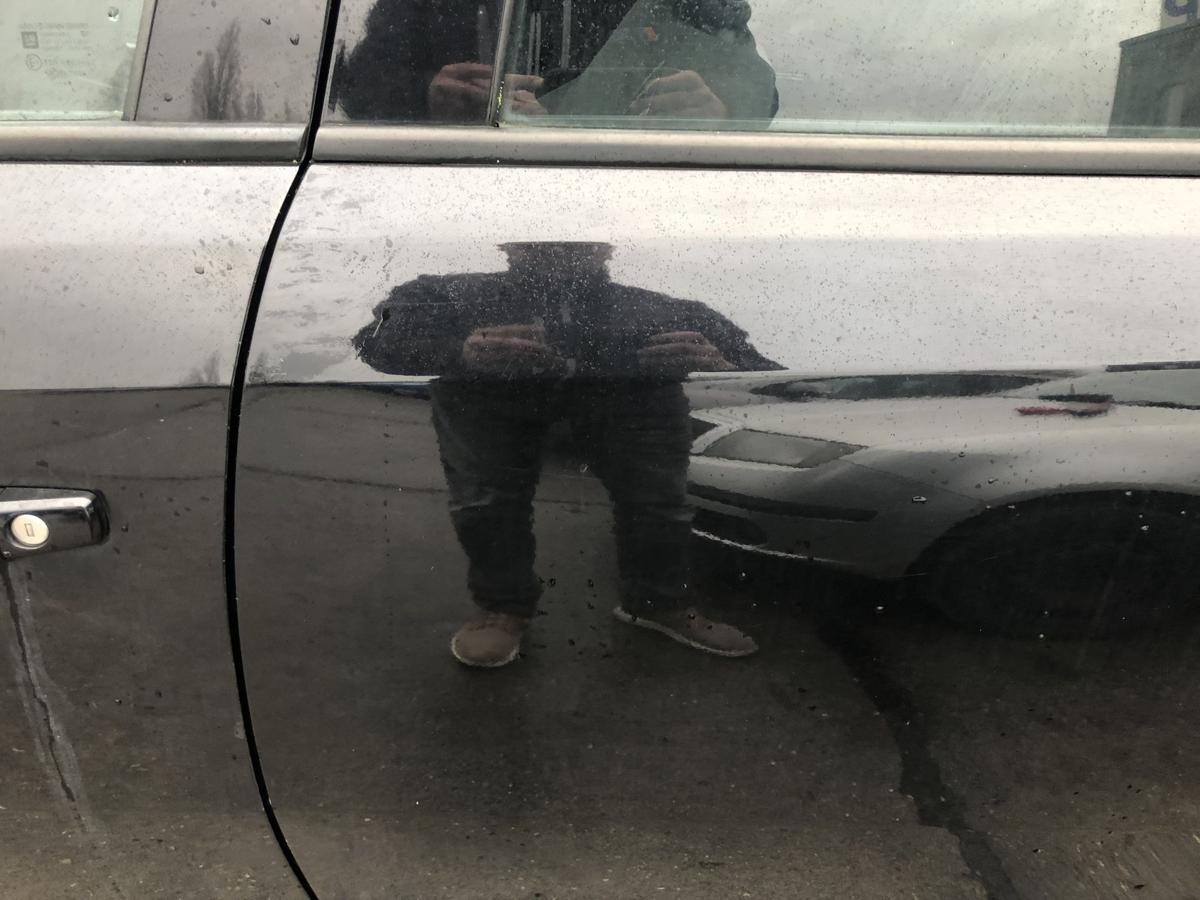 Opel Corsa D T&uuml;r hinten links Fondt&uuml;r im Rohbau 2HU Saphirschwarz Met