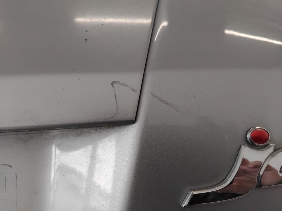 Honda Jazz GD Heckklappe silber NH623M mit Heckscheibe BJ2005