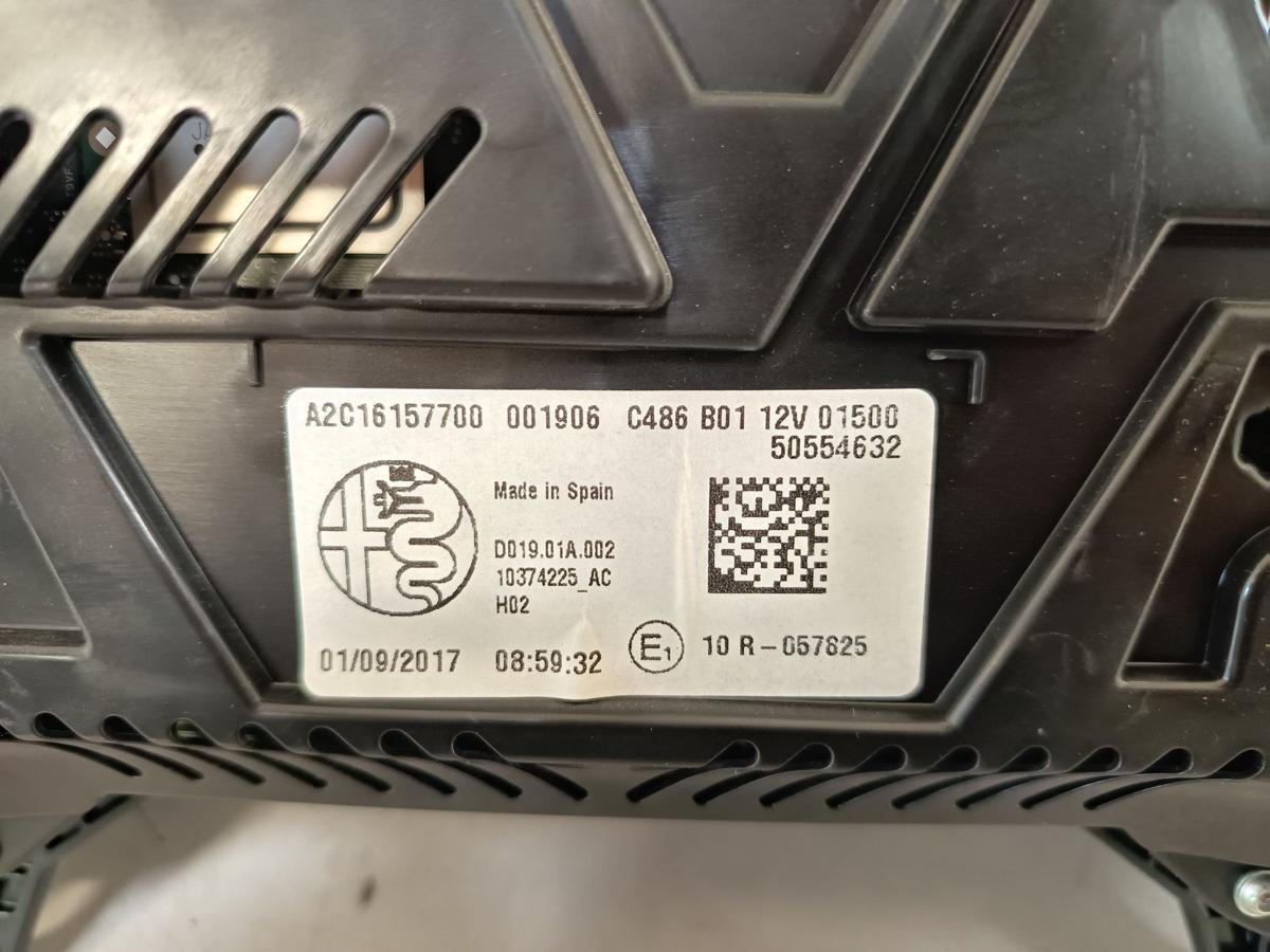 Alfa Romeo Giulia original Kombiinstrument Tacho 50554632 Bj 2018
