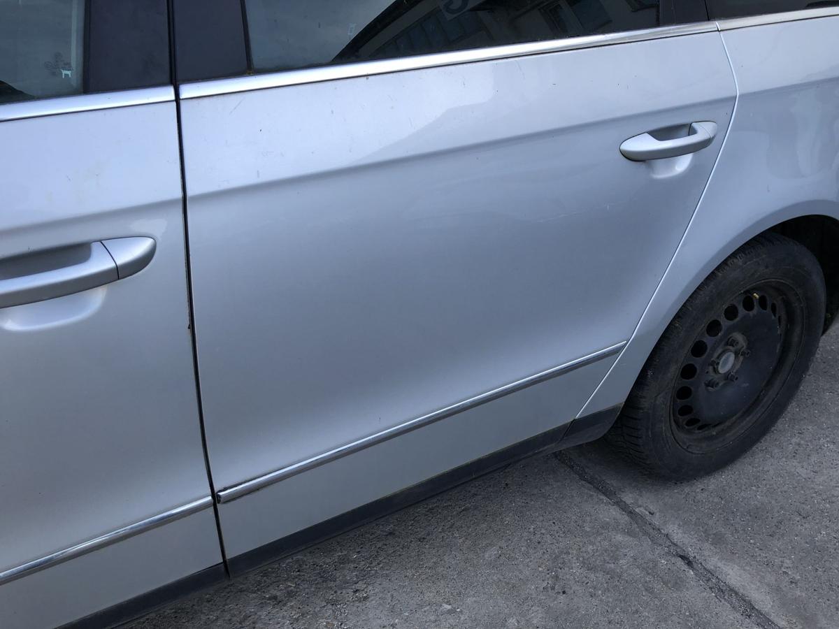 VW Passat 3C B6 T&uuml;r hinten links Variant Fondt&uuml;r Rohbau LA7W Reflexsilber Met