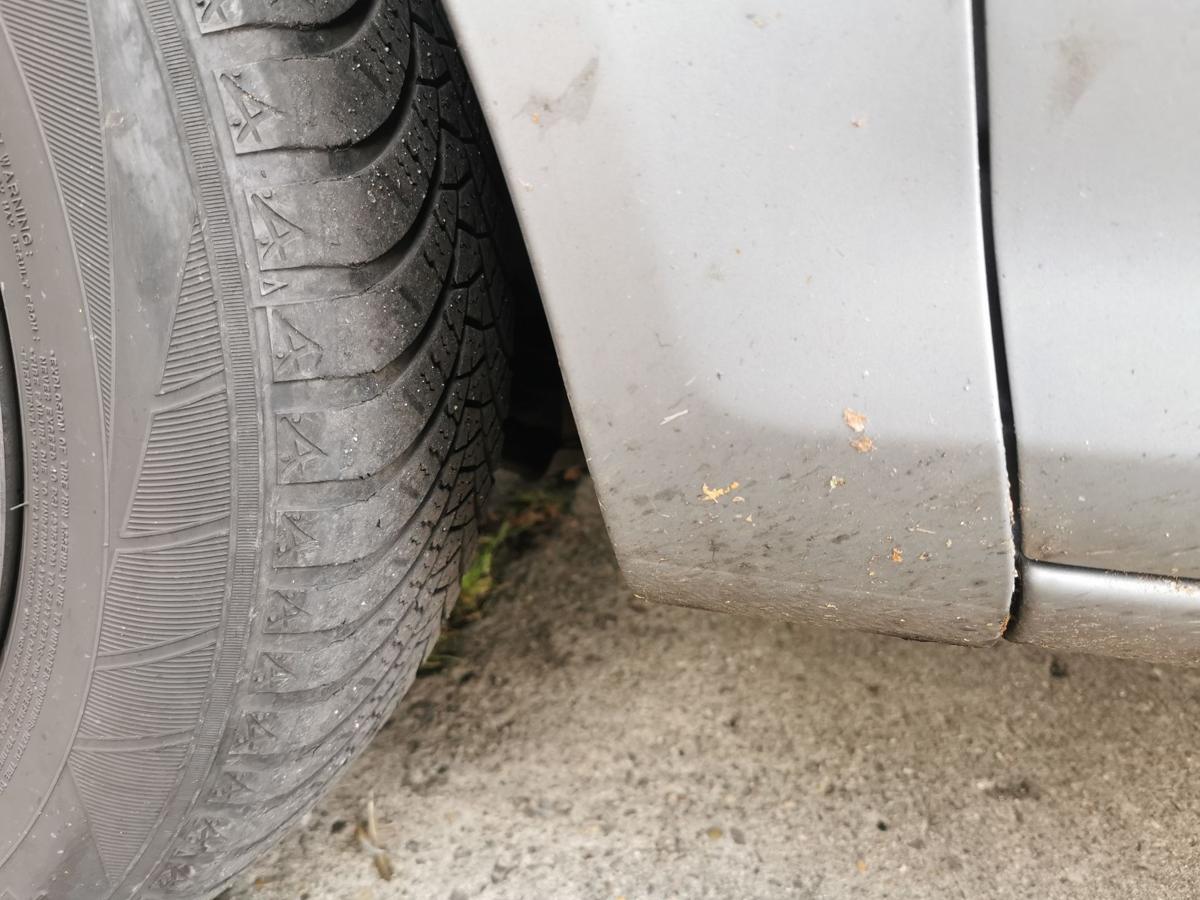 Opel Corsa D Kotflügel Fender Seitenwand vorn links Z163 Lichtsilber metallic