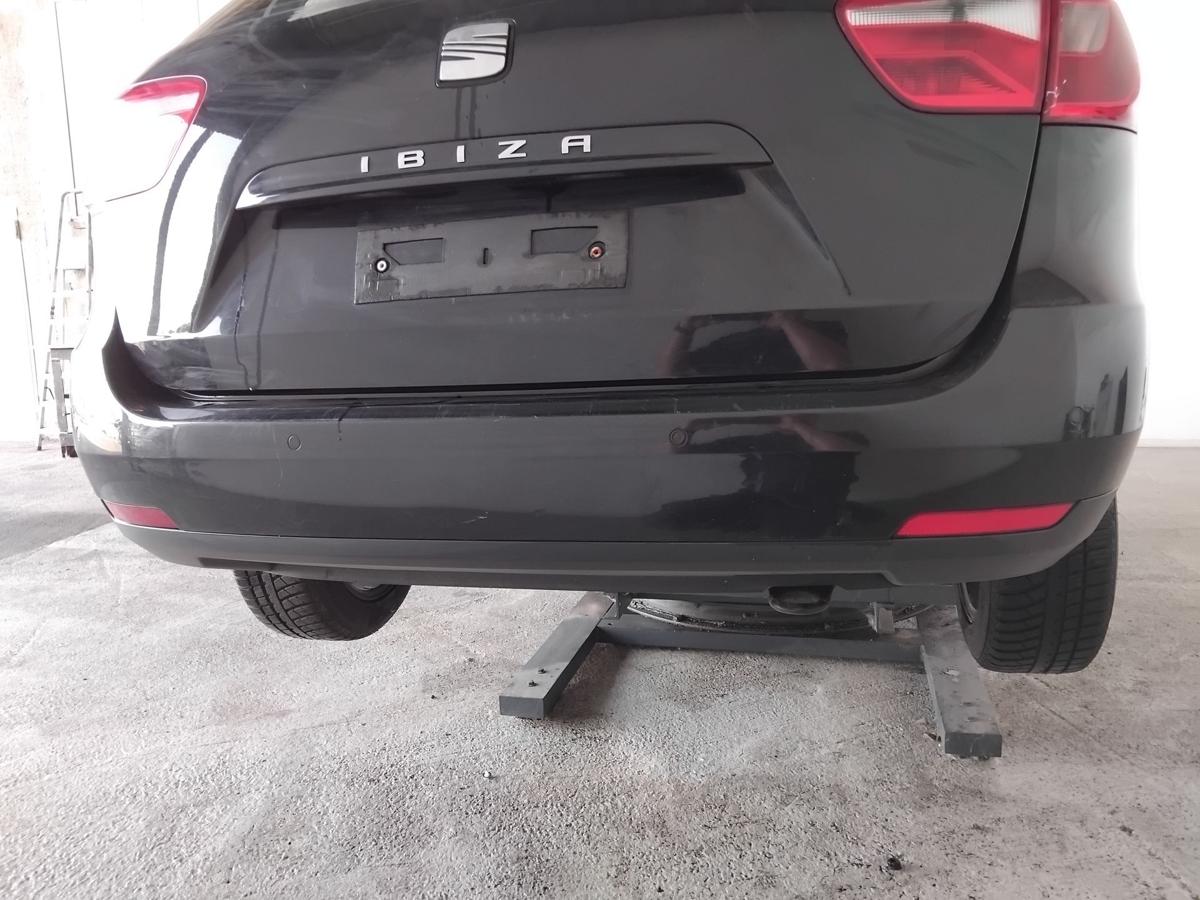 Seat Ibiza ST Kombi 6J original Stoßfänger Stoßstange hinten PDC BJ2010 LC9Z blackmagicperleffekt