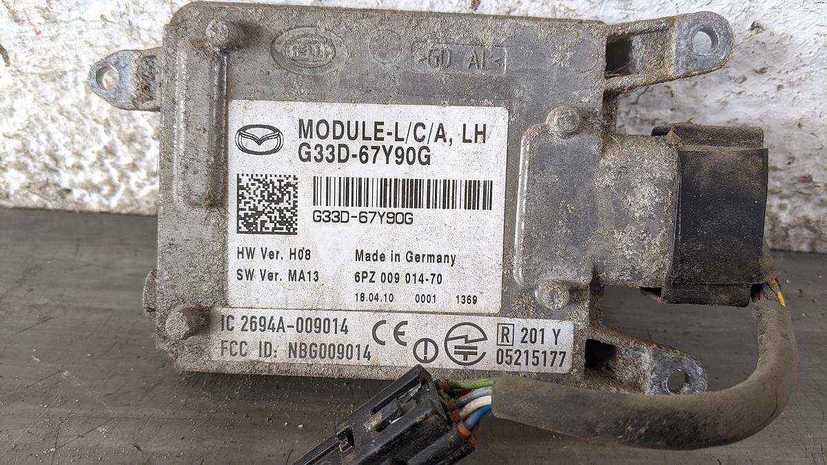 Mazda 6 GH Steuergerät Sensor links Spurwechsel G33D67Y90G