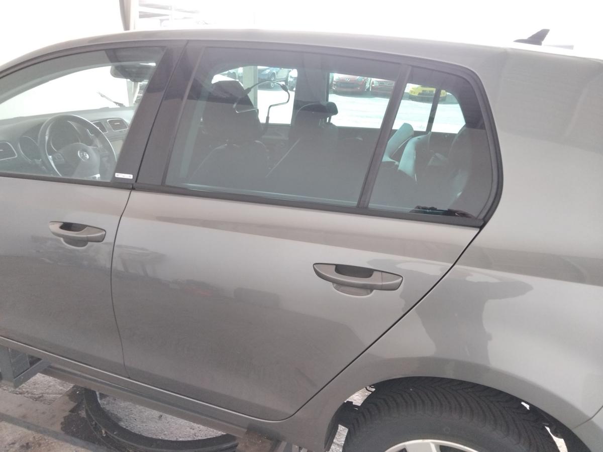 VW Golf 6 original Tür hinten links LA7T unitedgrey 5-türig Fließheck BJ2012