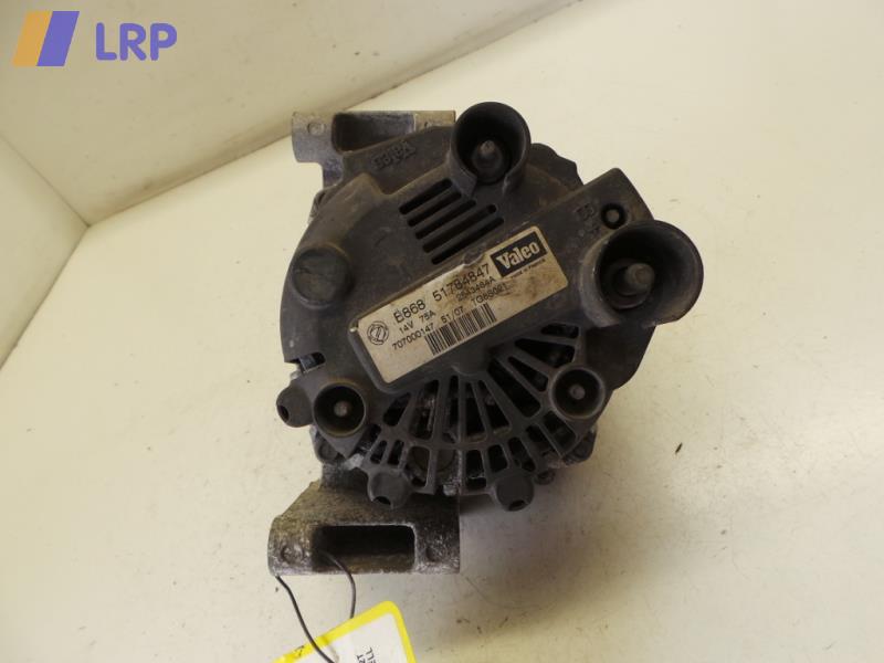 Fiat Panda 169 BJ2008 Lichtmaschine Generator 1.2TD 51kw 188A8000 2543484A VALEO