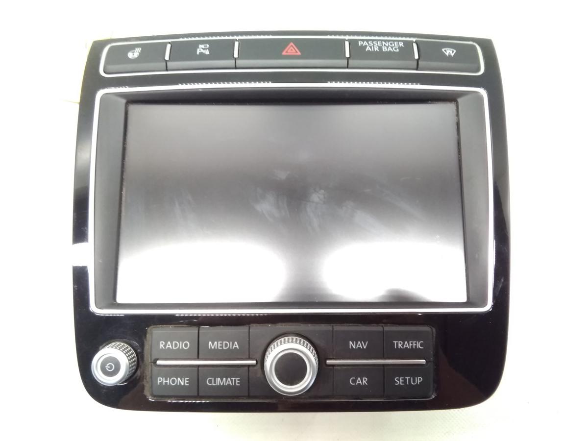 VW Touareg 2 7P original Anzeige Display Bedieneinheit Radio Navi RNS850 Bj.2015