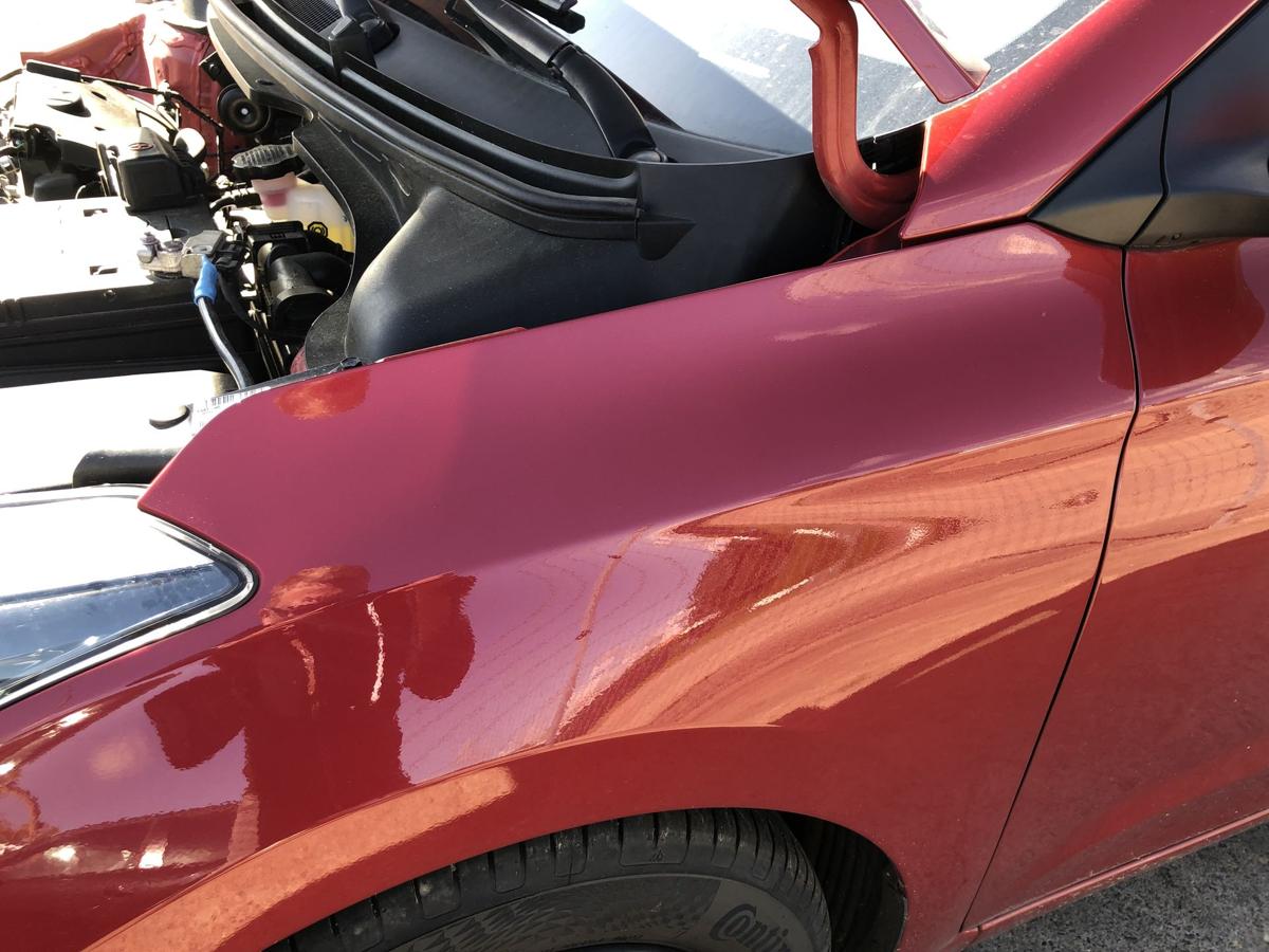 Hyundai i20 GB Kotfl&uuml;gel vorn links Fahrerseite Passion Red OR OEM
