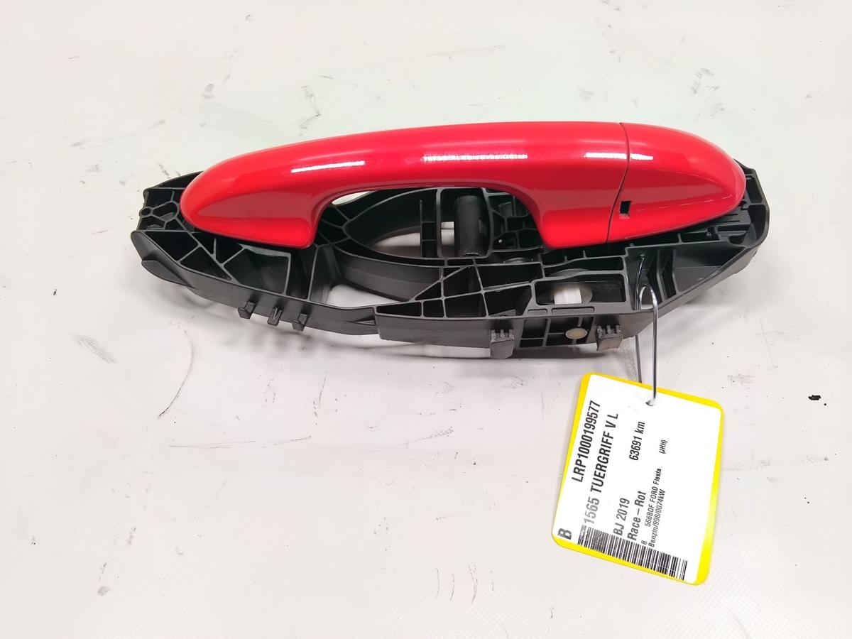 Ford Fiesta HJ HF original T&uuml;rgriff T&uuml;rau&szlig;engriff vorn links racerot Bj.2019