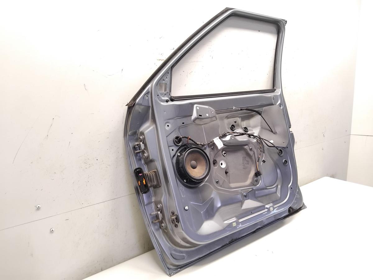 Skoda Fabia 2 5J Facelift T&uuml;r vorn rechts Beifahrert&uuml;r LF8L Platingrau BJ2013