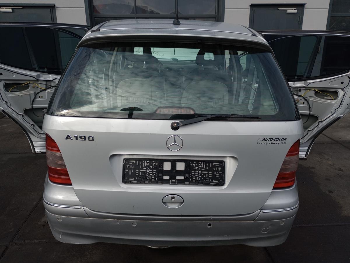 Mercedes A-Kl. W168 Mopf original Heckklappe mit Scheibe 761 Polarsilber Bj 2001