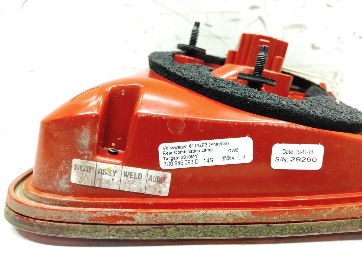 VW Phaeton GP3 orig R&uuml;ckleuchte Heckleuchte innen links LED BJ2011 3D0945093D