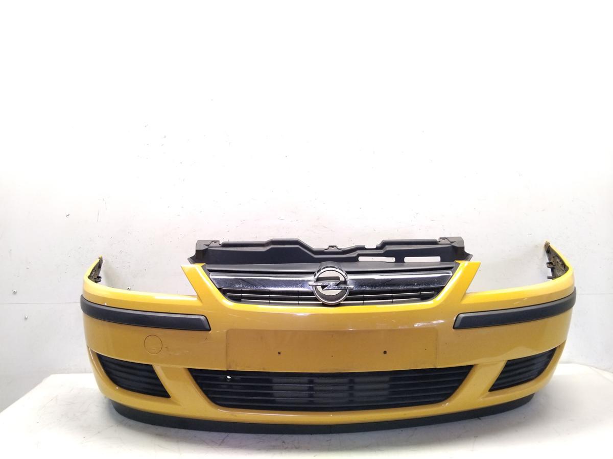 Opel Corsa C Facelift original Sto&szlig;stange Sto&szlig;f&auml;nger vorn gelb Z40K Bj.2006