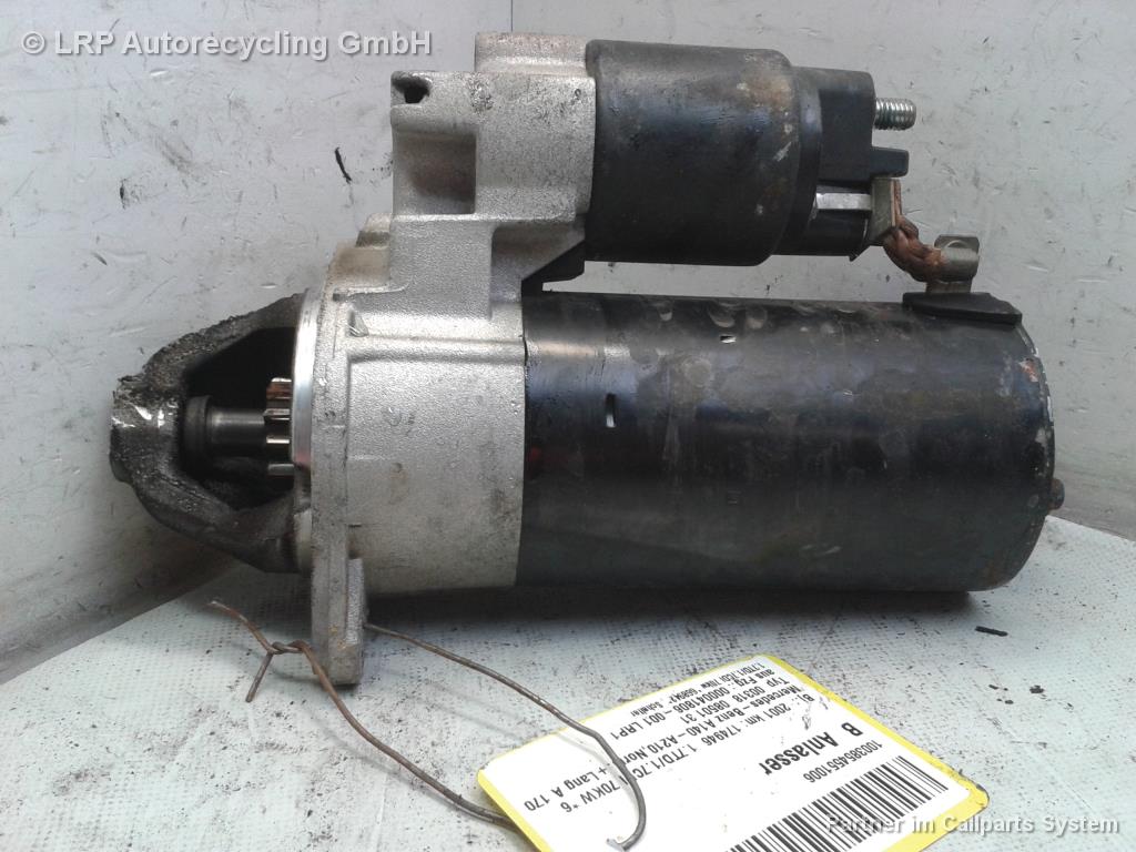 Mercedes A170 W168 BJ2001 original Anlasser Starter 1.7 70kw 668942 0001115008 BOSCH