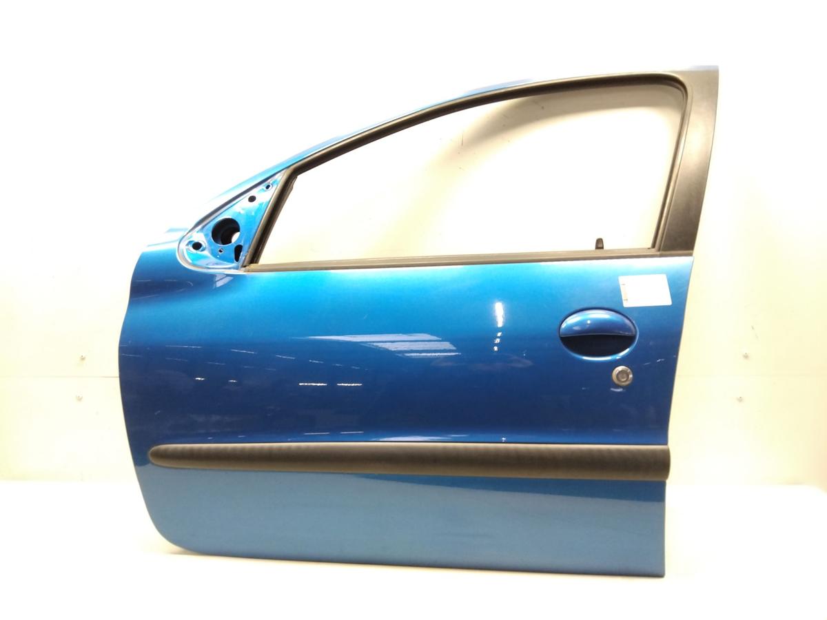 Peugeot 206 Kombi SW T&uuml;r vorn links Fahrert&uuml;r KMF bleu recife BJ2005