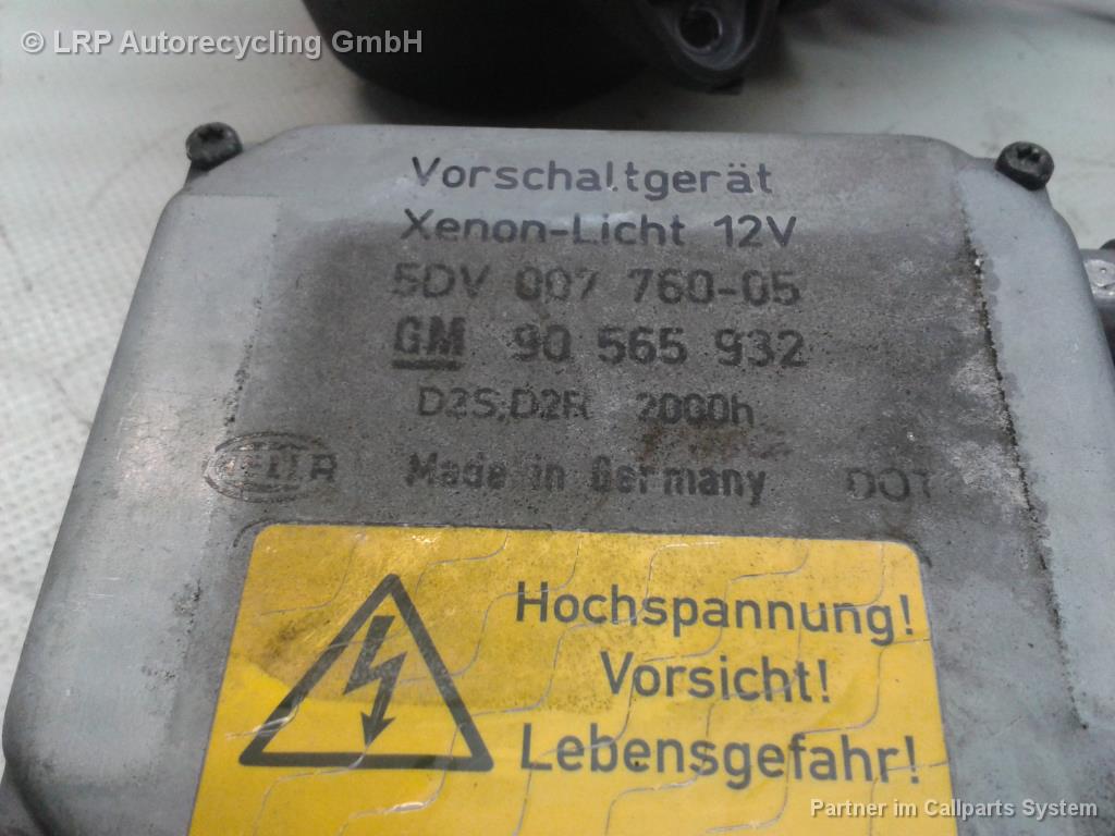 Opel Omega (B) BJ2001 Steuergerät Xenon 90565932 Hella 5DV00776005