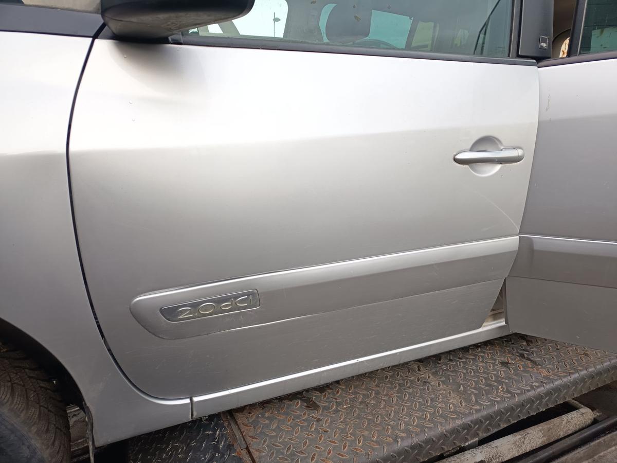 Renault Espace IV 4 orig Tür vorn links TED 69 Silber Bj 2010